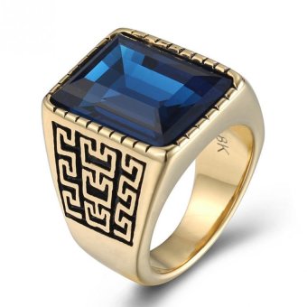JOY 18 K Gold Man Ring Pattern Ring June 2018 - 3 JOY 18 k gold man ring pattern ring - 3