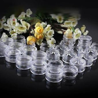 Leegoal 50 Pieces Travel Cosmetic Sample Containers 5 Gram PlasticPot Jars (White,Round) - Intl June 2018 - 3 leegoal 50 Pieces Travel Cosmetic Sample Containers 5 Gram PlasticPot Jars (White,Round) - intl - 3