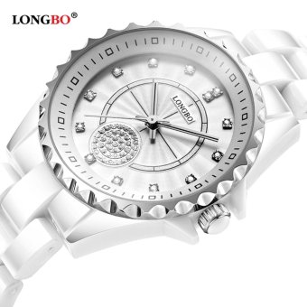 LONGBO Fashion Casual Ceramics Watchband Casual Anolog Women Ladies Girls Watch Wristwatch 80027 - Intl June 2018 - 2 LONGBO Fashion Casual Ceramics Watchband Casual Anolog Women Ladies Girls Watch Wristwatch 80027 - intl - 2
