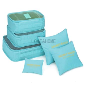 LOVE&HOME 6 In 1 Secret Pouch Travel Organizer Set(SkyBlue,Red) Set Of 2 June 2018 - 2 LOVE&HOME 6 in 1 Secret Pouch Travel Organizer Set(SkyBlue,Red) Set Of 2 - 2