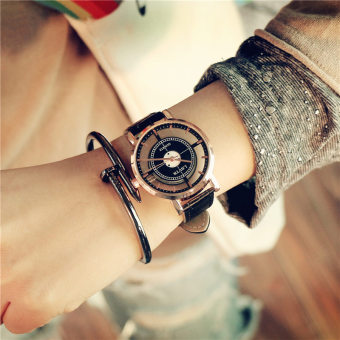 LSVTR hollow neutral simple unique wrist watches men woman
