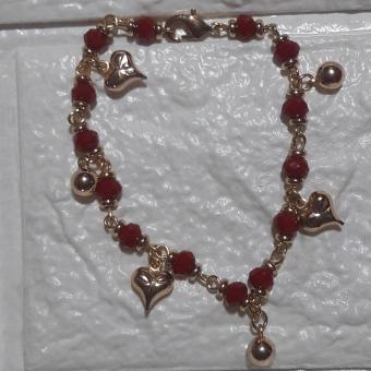Lucky Charm Bracelet For Love Stainless Steel (red) June 2018 - 2 Lucky Charm Bracelet for Love Stainless Steel (red) - 2