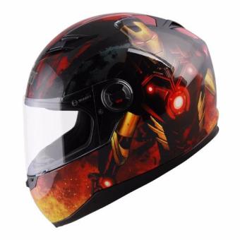Marvel Full Face Helmet FF1 Avengers Ironman (Red/Gold) July 2018 - 5 Marvel Full Face Helmet FF1 Avengers Ironman (Red/Gold) - 5