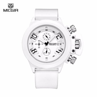 MEGIR 2002 Men Calendar Rubber Sport Quartz Watch Black - Intl June 2018 - 2 MEGIR 2002 Men Calendar Rubber Sport Quartz Watch Black - intl - 2