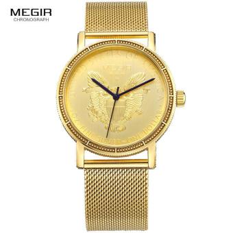 Megir Mens Fashion Gold Quartz Wrist Watches Round Dial Stainless Steel Strap Formal Dress Wristwatch For Man 2032 April 2018 - 2 Megir Mens Fashion Gold Quartz Wrist Watches Round Dial Stainless Steel Strap Formal Dress Wristwatch for Man 2032 - 2