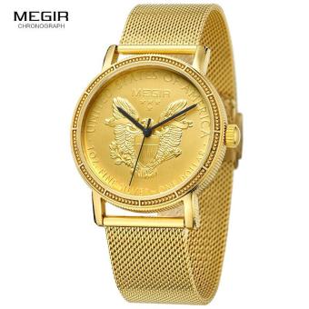 Megir Mens Fashion Gold Quartz Wrist Watches Round Dial Stainless Steel Strap Formal Dress Wristwatch For Man 2032 April 2018 - 3 Megir Mens Fashion Gold Quartz Wrist Watches Round Dial Stainless Steel Strap Formal Dress Wristwatch for Man 2032 - 3