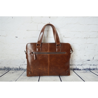Men's PU Leather 14-Inch Laptop & Tablet Briefcase Shoulder Messenger Bag June 2018 - 2 Men's PU Leather 14-Inch Laptop & Tablet Briefcase Shoulder Messenger Bag - 2