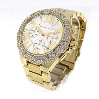 Michael Kors Camille Glitz Chronograph Gold Women's Large Size-MK5756 July 2018 - 2 Michael Kors Camille Glitz Chronograph Gold Women's Large Size-MK5756 - 2