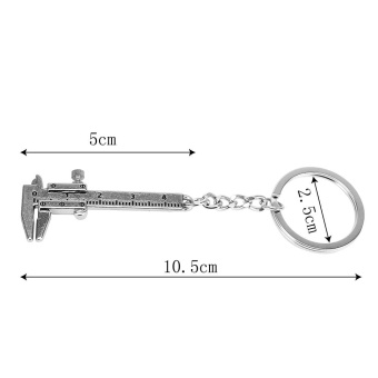 Mini Vernier Caliper Key Ring Car Styling Accessories ForAutomotive Keychain Automobile Tools Key Chains - Intl June 2018 - 5 Mini Vernier Caliper Key Ring Car Styling Accessories forAutomotive Keychain automobile Tools key chains - intl - 5