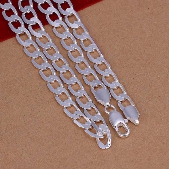 Necklace 925 Silver Necklace 925 Silver Fashion Jewelry Necklace 20 Inches Chain For Men Wholesale Christmas Valentine's Day Gifts - Intl June 2018 - 2 Necklace 925 Silver Necklace 925 Silver Fashion Jewelry Necklace 20 Inches Chain For Men Wholesale Christmas Valentine's Day Gifts - intl - 2