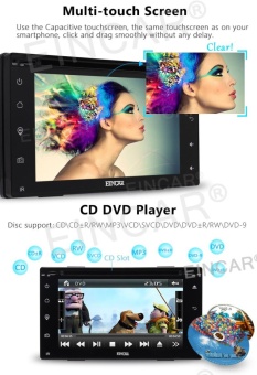 Newest Car Electronics 6.2 Full Touch Screen Car DVD Player Multimedia IN Dash GPS Navigation With Free 8GB GPS Map And Remote Control Car Charger Automotive Stereo System - Intl June 2018 - 4 Newest Car Electronics 6.2 Full Touch Screen Car DVD Player Multimedia IN Dash GPS Navigation with Free 8GB GPS Map and Remote Control Car Charger Automotive Stereo System - intl - 4