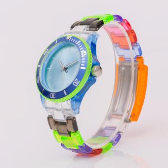 Newyork Army-102 Multicolor Transparent Watch - Aqua Dial June 2018 - 2 Newyork Army-102 Multicolor Transparent Watch - Aqua Dial - 2