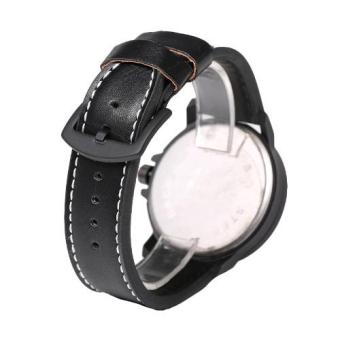 Newyork Army Day-Date Collection Men's Leather Strap Watch - NYA8940 White June 2018 - 3 Newyork Army Day-Date Collection Men's Leather Strap Watch - NYA8940 White - 3