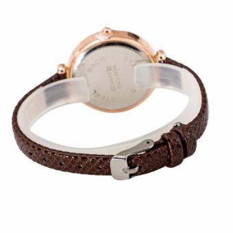 Newyork Army NYA238 Matching Dial Brown Leather Ladies Watch June 2018 - 3 Newyork Army NYA238 Matching Dial Brown Leather Ladies Watch - 3