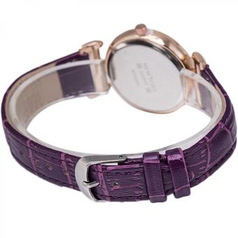 Newyork Army NYA8201 Ladies Rosegold Case Leather Strap Watch - Purple June 2018 - 3 Newyork Army NYA8201 Ladies Rosegold Case Leather Strap Watch - Purple - 3