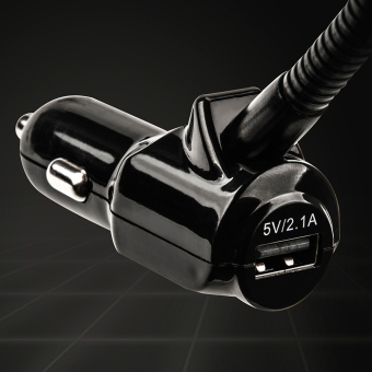 NiceEshop Bluetooth Car MP3 Player FM Transmitter With USB ChargerAnd Aux Cord (Black) June 2018 - 5 niceEshop Bluetooth Car MP3 Player FM Transmitter With USB ChargerAnd Aux Cord (Black) - 5