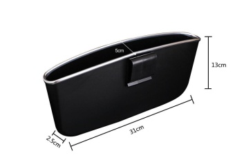 NiceEshop Car Seat Catcher Gap Filler Organizer Center Console SidePocket, Black, 1Pcs - Intl June 2018 - 2 niceEshop Car Seat Catcher Gap Filler Organizer Center Console SidePocket, Black, 1Pcs - intl - 2