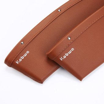 NiceEshop Car Seat Side Catcher Tray, Gap Filler Stop Drop BetweenCar Seat And Console, Pocket Organizer Caddy For Wallet/ Phone/Coins/ Cigarette (PU Leather, Pack Of 2, Brown) - Intl May 2018 - 5 niceEshop Car Seat Side Catcher Tray, Gap Filler Stop Drop BetweenCar Seat And Console, Pocket Organizer Caddy For Wallet/ Phone/Coins/ Cigarette (PU Leather, Pack Of 2, Brown) - intl - 5