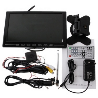 NS-901 9.5 Inch Car Monitor Portable TV Player With Remote Controller, USB / SD (MP5) Interface, Support PAL-BG / DK / I / N / M, NTSC-M, SECAM-BG / DK, SECAM-L(Black) - Intl June 2018 - 5 NS-901 9.5 Inch Car Monitor Portable TV Player With Remote Controller, USB / SD (MP5) Interface, Support PAL-BG / DK / I / N / M, NTSC-M, SECAM-BG / DK, SECAM-L(Black) - intl - 5