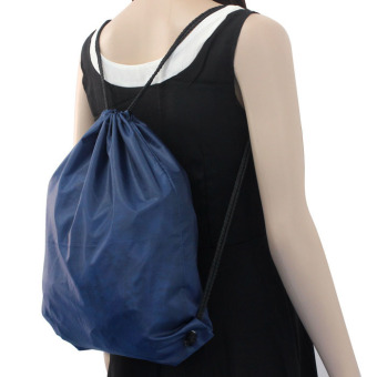 Nylon Drawstring Cinch Sack Sport Travel Outdoor Backpack Bags Dark Blue April 2018 - 3 Nylon Drawstring Cinch Sack Sport Travel Outdoor Backpack Bags Dark Blue - 3