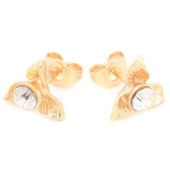 Piedras Jewelry 18 K Micron Plating Stud Earring June 2018 - 2 Piedras jewelry 18 k micron plating stud earring - 2