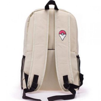 Pokemon Go Plus Laptop Backpack With Hidden Back Pocket (Cream) June 2018 - 2 Pokemon Go Plus Laptop Backpack With Hidden Back Pocket (Cream) - 2