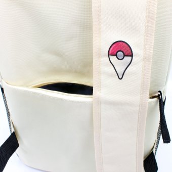 Pokemon Go Plus Laptop Backpack With Hidden Back Pocket (Cream) June 2018 - 5 Pokemon Go Plus Laptop Backpack With Hidden Back Pocket (Cream) - 5