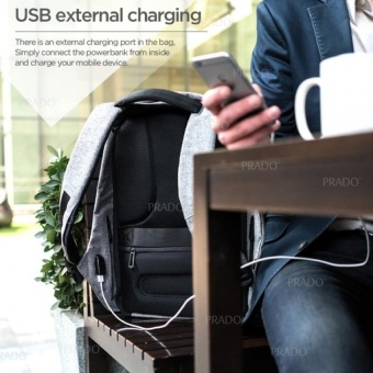 PRADO Anti Theft Backpack Grade A OEM Design Bag Bobby XDInspiredKK2236 - Grey - Intl April 2018 - 4 PRADO Anti Theft Backpack Grade A OEM Design Bag Bobby XDInspiredKK2236 - Grey - intl - 4