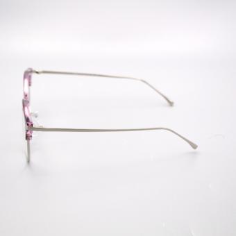 Premium Clubmaster Round W/ Multi Coated Lens And AircraftAluminum-magnesium Alloy Replaceable Lens UnisexEyewear_G003_Magenta_Silver Optical Frame Replaceable Lens - Unisex June 2018 - 4 Premium Clubmaster Round w/ Multi Coated lens and AircraftAluminum-magnesium Alloy Replaceable Lens UnisexEyewear_G003_Magenta_Silver Optical Frame Replaceable Lens - Unisex - 4
