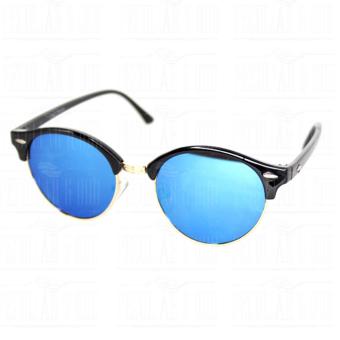 Premium Round Clubmaster 4253_Blue Classic Sunglasses With BLue Flash And Replaceable Lenses Unisex June 2018 - 3 Premium Round Clubmaster 4253_Blue Classic Sunglasses with BLue Flash And Replaceable Lenses Unisex - 3