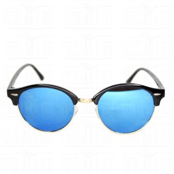 Premium Round Clubmaster 4253_Blue Classic Sunglasses With BLue Flash And Replaceable Lenses Unisex June 2018 - 2 Premium Round Clubmaster 4253_Blue Classic Sunglasses with BLue Flash And Replaceable Lenses Unisex - 2