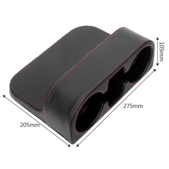 PU Leather Car Seat Cup Holder Car Storage Box Stowing Tidying Universal Auto Drink Holder Phone Holder Stand - Intl June 2018 - 3 PU Leather Car Seat Cup Holder Car Storage Box Stowing Tidying Universal Auto Drink Holder Phone Holder Stand - intl - 3
