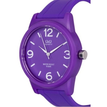 Q&Q Japan By Citizen, QQ VR35J015Y Violet, Analog 100-Meter Water Resistant Men's And Women's Watch June 2018 - 2 Q&Q Japan by Citizen, QQ VR35J015Y Violet, Analog 100-Meter Water Resistant Men's and Women's Watch - 2