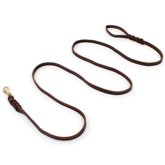 Real Leather Solid Adjustable Dog Walking Training Leash 300cm June 2018 - 2 Real Leather Solid Adjustable Dog Walking Training Leash 300cm - 2