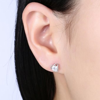 Rich Long Women's 925 Sterling Silver Rhinestone Zircon SH-E0032Fashion Stud Earrings Basic Jewelry For Business Gift Daily CasualOffice - Intl June 2018 - 4 Rich Long Women's 925 Sterling Silver Rhinestone Zircon SH-E0032Fashion stud earrings Basic Jewelry For Business Gift Daily CasualOffice - intl - 4