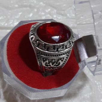 Ring With Charm Stone RUBY Size 9 Hypoallergenic July 2018 - 4 Ring with Charm stone RUBY size 9 hypoallergenic - 4