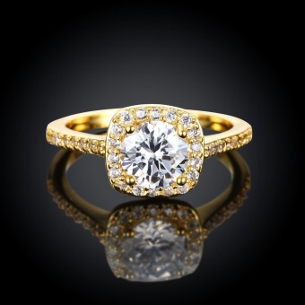ROBBIE Jewelry Gold/Rose Gold/Silver Color Women Fashion Ring CubicZirconia Lovely Promise Engagement Ring - Intl June 2018 - 4 ROBBIE Jewelry Gold/Rose Gold/Silver Color Women Fashion Ring CubicZirconia Lovely Promise Engagement Ring - intl - 4
