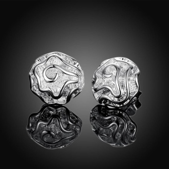 Rose Flower Fashion 925 Silver Plated Women Stud Earrings Eardrop Anting - Anting Jewelry Romantic Party Wedding Birthday Gift - Intl April 2018 - 5 Rose Flower Fashion 925 Silver Plated Women Stud Earrings Eardrop anting - anting Jewelry Romantic Party Wedding Birthday Gift - intl - 5