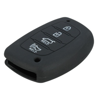 SILICONE REMOTE KEY COVER CASE FOB FIT FOR HYUNDAI ELANTRA SONATA TUCSON I40 IX35 (Black) - Intl June 2018 - 2 SILICONE REMOTE KEY COVER CASE FOB FIT FOR HYUNDAI ELANTRA SONATA TUCSON I40 IX35 (Black) - intl - 2