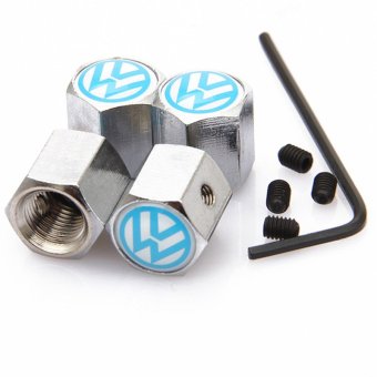 Silver 4PCS Anti-theft Style Volkswagen VW LOGO Car Badge WheelTire Valve Cap Tyre Dust Cap For POLO GOLF JETTA Accessorie June 2018 - 2 Silver 4PCS Anti-theft Style Volkswagen VW LOGO Car Badge WheelTire Valve Cap Tyre Dust Cap For POLO GOLF JETTA Accessorie - 2