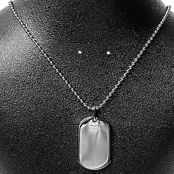 Silverworks X1866 Steel Dogtag Necklace June 2018 - 3 Silverworks X1866 Steel Dogtag Necklace - 3