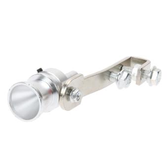 Size M Universal Car Turbo Sound Whistle Muffler Exhaust Pipe(Silver) - Intl June 2018 - 3 Size M Universal Car Turbo Sound Whistle Muffler Exhaust Pipe(Silver) - intl - 3