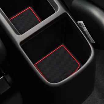 SMABEE Car Gate Slot Pad For HONDA JAZZ 2014-2017 Have A Centralarmrest Box Model Non-slip Mats Automotive Interior Coaster Dustred - Intl June 2018 - 2 SMABEE car Gate Slot Pad for HONDA JAZZ 2014-2017 Have a centralarmrest box model Non-slip Mats Automotive Interior Coaster Dustred - intl - 2