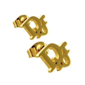 SS149 Stainless Steel "Dior" Gold Earrings April 2018 - 2 SS149 Stainless Steel "Dior" Gold Earrings - 2