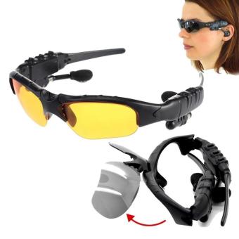 Sunglasses Wireless Bluetooth Headphones Smart Glasses Polarized Eyewear Headset For Android / IOS With With Free Replaceable 3 Pairs Lens - Intl June 2018 - 4 Sunglasses Wireless Bluetooth Headphones Smart Glasses Polarized Eyewear Headset For Android / IOS With with Free Replaceable 3 pairs lens - intl - 4