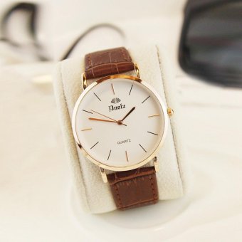 Swiss Men Boys Couple Watch Lovers Wristwatches Leather Belt Quartz Watches Men Simple Waterproof Thin Male Students Boyfriend Gift - Intl June 2018 - 4 Swiss Men Boys Couple Watch Lovers Wristwatches Leather Belt Quartz Watches Men Simple Waterproof Thin Male Students Boyfriend Gift - intl - 4