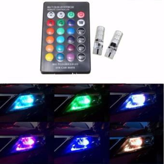 T10 Sillicone Car Park Light LED Bulbs With Remote Control(Multicolor) April 2018 - 2 T10 sillicone Car Park light LED bulbs with Remote Control(Multicolor) - 2