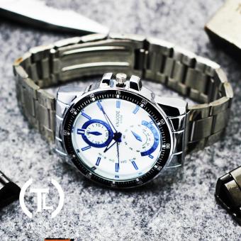 Timeless Manila Ashton K1056 Chrono Steel Watch (White) June 2018 - 2 Timeless Manila Ashton K1056 Chrono Steel Watch (White) - 2