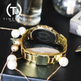 Timeless Manila Candice Roman Numeral Chrono Metal Watch (Old Rose) June 2018 - 3 Timeless Manila Candice Roman Numeral Chrono Metal Watch (Old Rose) - 3