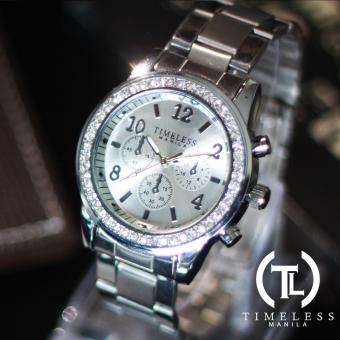 Timeless Manila Charlotte Chrono Crystal Watch (Silver) With Free Slim LED (Navy Blue) April 2018 - 2 Timeless Manila Charlotte Chrono Crystal Watch (Silver) with free Slim LED (Navy Blue) - 2
